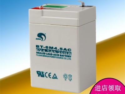 赛特电池6V4.5（AH/20HR）电子吊称童车BT-6M4.5/AC蓄电池6伏图3