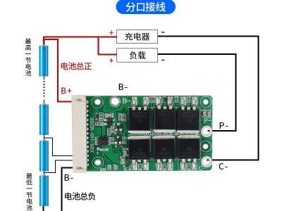 14串52V三元锂电池保护板15A20A电动车锂电池线路板同口BMS图5