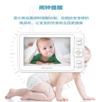 婴儿监视器新款无线AP热点监控摄像头5寸高清夜视婴儿看护器