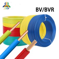 国标 铜芯电缆1/1.5/2.5/4/6/10/16/25平方BV/BVR硬线/多股软 电线