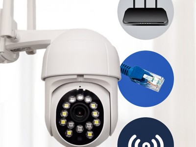 无线球机摄像头wifi网络手机 插卡录像双向语音手机家用监控器图2