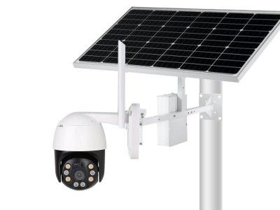 厂家太阳能监控摄像头 跨境户外高清家用WiFi/4G无线监控器球机图5