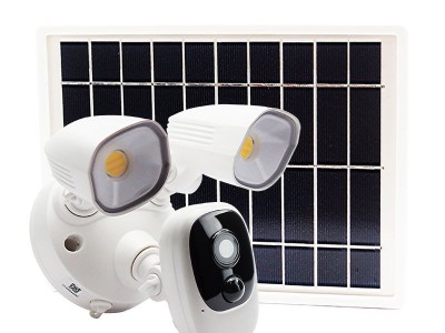 1080P太阳能庭院摄像头高清低功耗摄像机无线照明灯手机远程监控图4