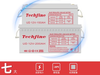 铅酸蓄电池UD12V-100AH机房阀控式直流屏太阳能胶体免维护蓄电池图3