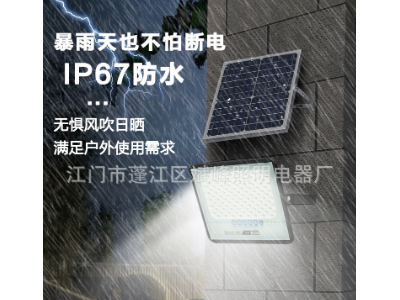LED投光灯满天星太阳能投光灯高亮庭院灯道路户外led照明 投光灯图3