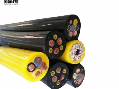 垃圾吊抓斗机专用电缆4*18TPU聚氨酯双护套护套耐磨抗拉图4