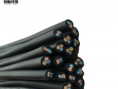 厂家直销JHS橡套防水软电缆 3*4 3*6 3*16 3*35mm2 潜水泵专用线图2