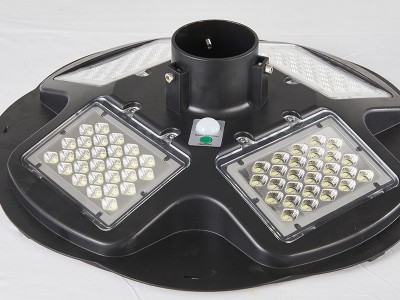 一体化led太阳能路灯头UFO飞碟庭院灯人体感应灯具景观户外照明图2