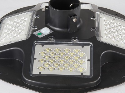 一体化led太阳能路灯头UFO飞碟庭院灯人体感应灯具景观户外照明图4