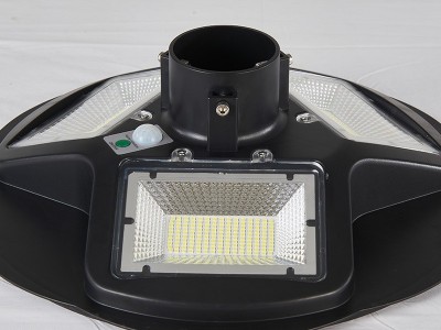 一体化led太阳能路灯头UFO飞碟庭院灯人体感应灯具景观户外照明图3