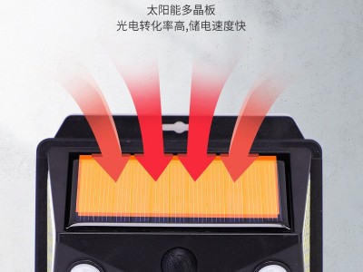 太阳能灯庭院照明家用户外200LED人体感应防晒室外路灯壁灯花园灯图2