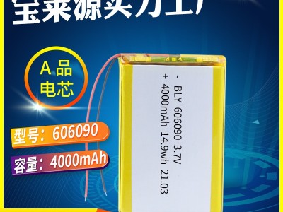 厂家606090批发4000mAh太阳能智能家居平板聚合物锂电池3.7V电芯图4