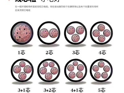 厂家直供铜芯YJV铝芯YJLV铠装低压电力电缆批发图2
