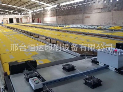 台面玻璃跑台长度不限手动丝网印刷机印花跑台布片印刷平台图2