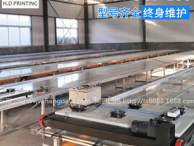 台面玻璃跑台长度不限手动丝网印刷机印花跑台布片印刷平台图5