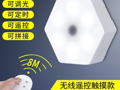 新款无线遥控拍拍灯轻触照明阅读小夜灯装饰灯家居创意礼品橱柜灯图1