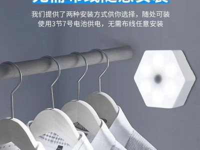 新款无线遥控拍拍灯轻触照明阅读小夜灯装饰灯家居创意礼品橱柜灯图2