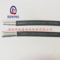 供应扁线橡胶H05RN-F2*1.0+3*0.3mm线现货扁型橡胶线