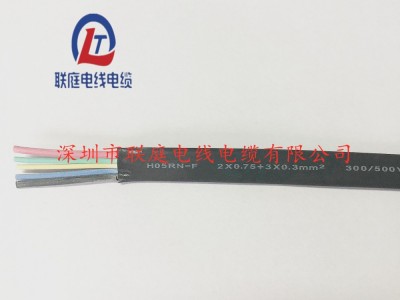 供应扁线橡胶H05RN-F2*1.0+3*0.3mm线现货扁型橡胶线图2