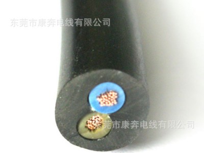 两芯多股铜芯软电缆 2芯2.5平方护套线 控制电缆线 康奔牌图4