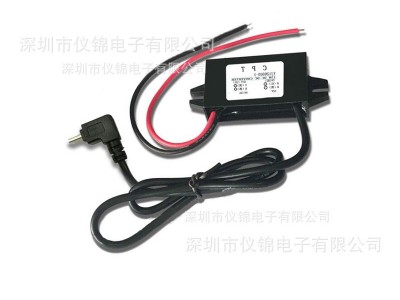 24V转5V 12V变5V TYPE-C接口防水 DC-DC功率变器 BUCK 电源转换器图1