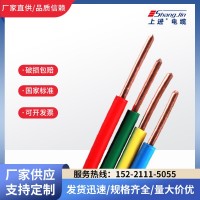 塑铜线加装电线 单股阻燃防火电缆 1.5/2.5/4平100米国标家装电线