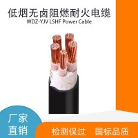耐火LSHF LS0H WDZN-YJV 0.6/1kv铜芯低烟无卤阻燃耐火电力电缆