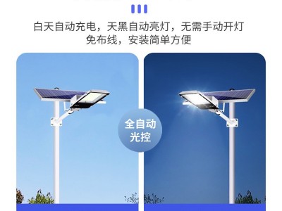 厂家直销太阳能路灯LED家用户外农村道路照明太阳能灯Solar Light图3