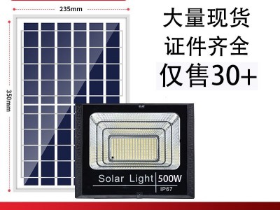 太阳能灯惠民新款庭院灯防水壁灯家用室内新农村灯具感应景观路灯图1