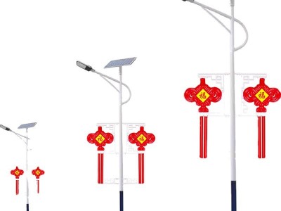 农村太阳能路灯led中国结金豆外壳6米灯杆中山河源厂家包施工安装图5