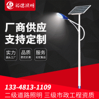 厂家生产太阳能路灯新农村美丽6米7米40W6小时亮灯火炬订制价格