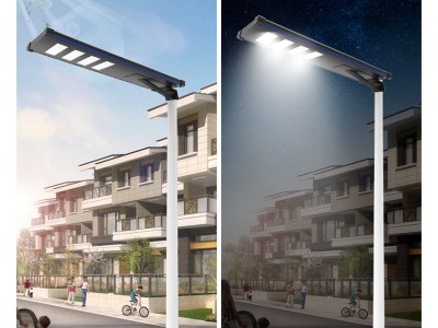 私模一体化太阳能路灯 200W主干道路别墅太阳能路灯庭院灯批发图4