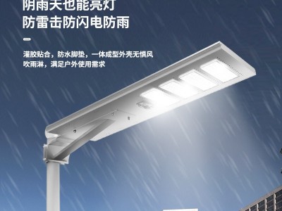 300W乡村道路太阳能路灯 源头厂家私模厂家 别墅庭院灯图3