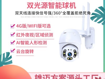 【跨境热销】无线wifi摄像头双光夜视手机远程监控摄像机icsee图1