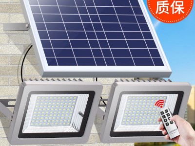 太阳能灯庭院灯led超亮防水投光灯室内外新农村照明路灯图1