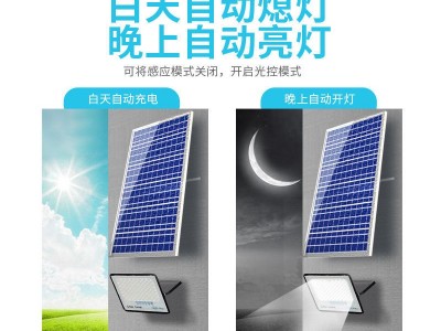 太阳能灯庭院灯led超亮防水投光灯室内外新农村照明路灯图4