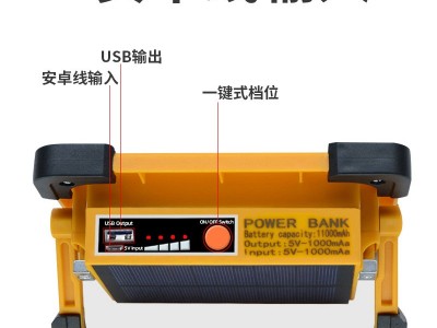 户外太阳能营地灯可移动USB双充电地摊野营灯便携手提应急露营灯图5