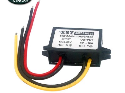 8-55V转5V1A-10A车载电源转换器 24V36V48V转5V降压电源模块图5
