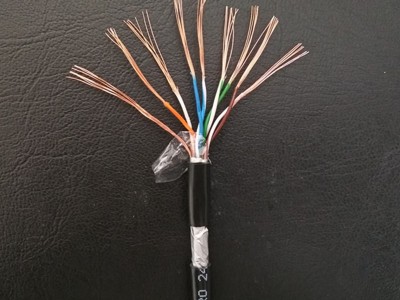 黑色 CAT5E FTP 24AWG 超五类7*0.18mm无氧铜单屏蔽多股网络线图4