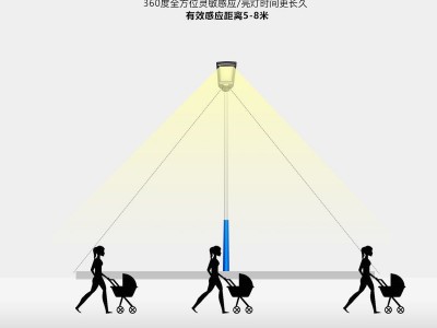 大功率太阳能防水户外路灯新农村超亮庭院人体感应一体化led路灯图4