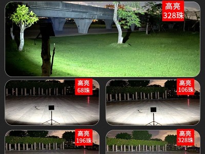 太阳能投光灯庭院灯超亮大功率新款感应家用室内外照明防水照明灯图3