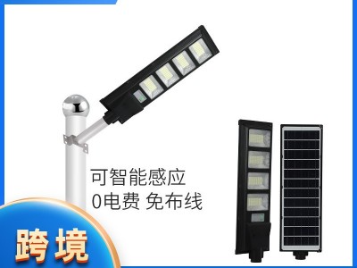 防水太阳能路灯一体化led户外庭院灯小区新农村家用智能感应路灯图1