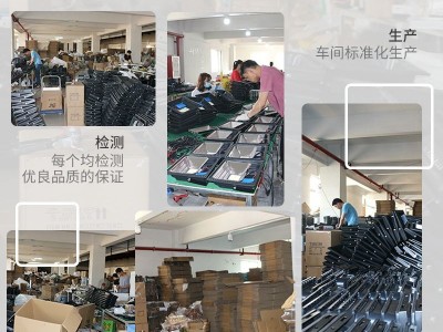 太阳能路灯一体化遥控LED人体感应跨境工路灯家用户外庭院灯新款图5