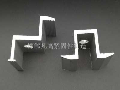 光伏支架配件 中压块 边压块 侧压块 太阳能光伏配件 铝合金压块图5