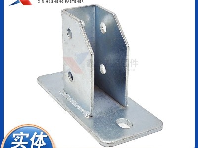 抗震光伏底座免焊接底座 光伏支架C型槽钢 光伏配件底座支架图2