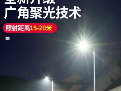 新款道路工程一体化太阳能路灯 户外防水农村家用庭院led太阳能灯图4