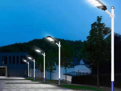 跨境新农村一体化太阳能路灯户外防水人体感应灯LED惠民庭院灯图2