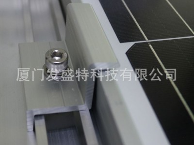 户用光伏支架 太阳能屋顶安装 铝侧压35 铝合金侧压 end clamp图2