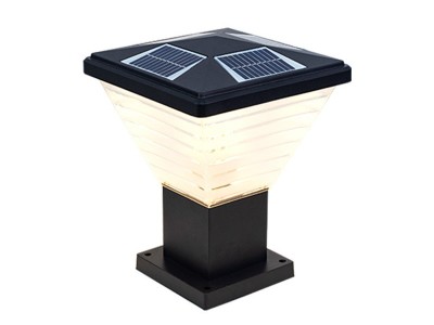 太阳能庭院方形led草坪灯 户外公园小区柱头别墅道路景观草地灯图5