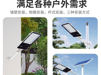 金豆LED太阳能路灯 工程款自动感应低压高亮户外灯头 太阳能路灯图4